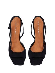 Mint Velvet Black Wedge Heels - Image 5 of 5