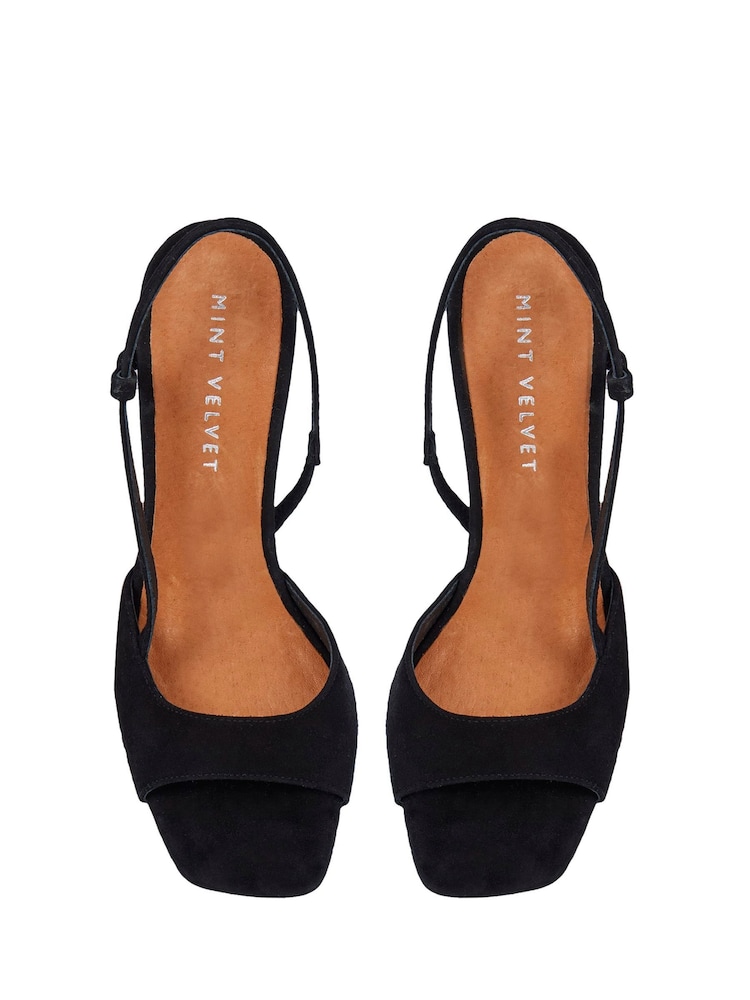 Mint Velvet Black Wedge Heels - Image 5 of 5 Mint Velvet Black Wedge Heels - Image 5 of 5