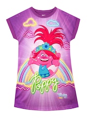 Character Purple Trolls Neon Poppy Nightdress - Image 1 of 2