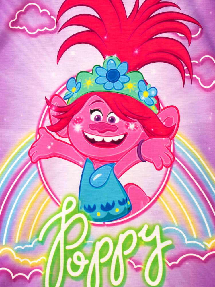 Character Purple Trolls Neon Poppy Nightdress - Image 2 of 2