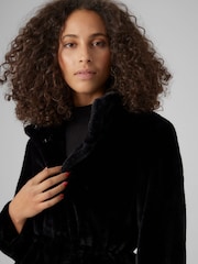 VERO MODA Black Faux Fur Coat - Image 5 of 7