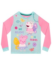 Character Pink Peppa Pig Fairies Have The Most Fun 100% Cotton Pyjamas - Image 2 of 4