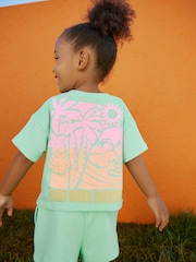 Green Dolphin 100% Cotton T-Shirt And Shorts Set (3mths-7yrs) - Image 3 of 7