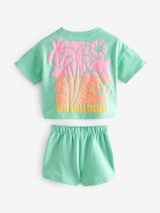 Green Dolphin 100% Cotton T-Shirt And Shorts Set (3mths-7yrs) - Image 6 of 7
