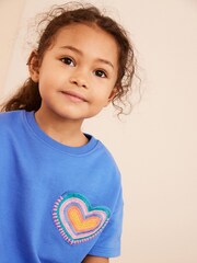 Blue Heart T-Shirt And Shorts Set (3mths-7yrs) - Image 6 of 9