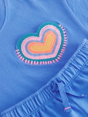 Blue Heart T-Shirt And Shorts Set (3mths-7yrs) - Image 9 of 9