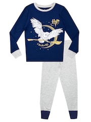 Character Blue Harry Potter Hedwig Pyjamas - Image 1 of 3