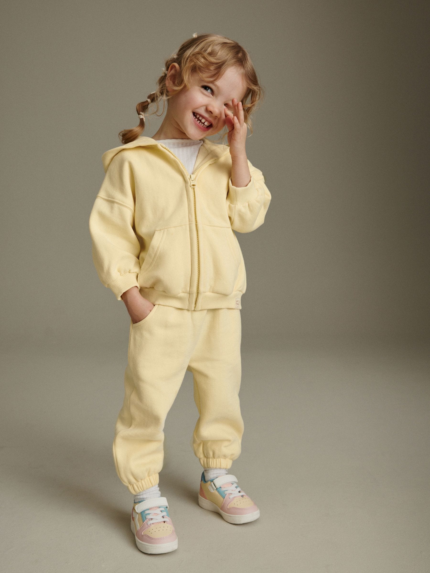 Yellow toddler hoodie outlet
