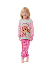 Character Pink 100% Cotton Paw Patrol Dressing Gown And Pyjamas Set - Image 9 of 10