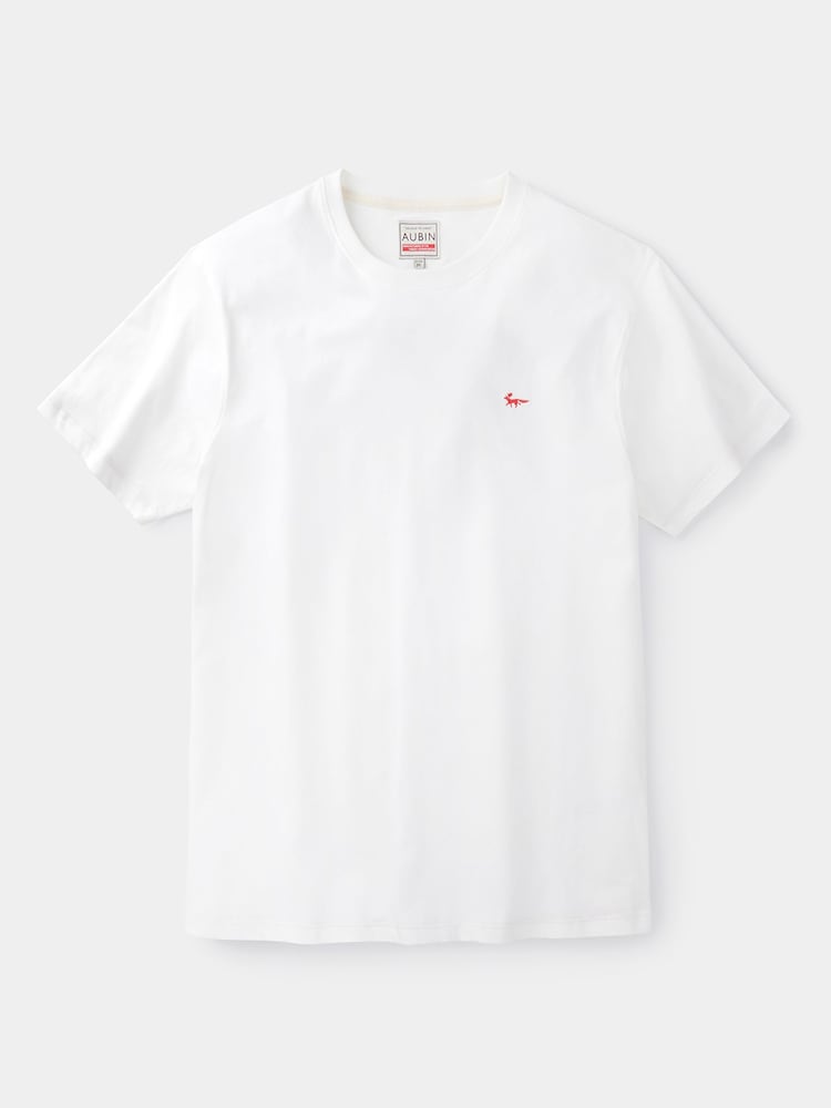 Aubin Logo Cotton T-Shirt - Image 5 of 5
