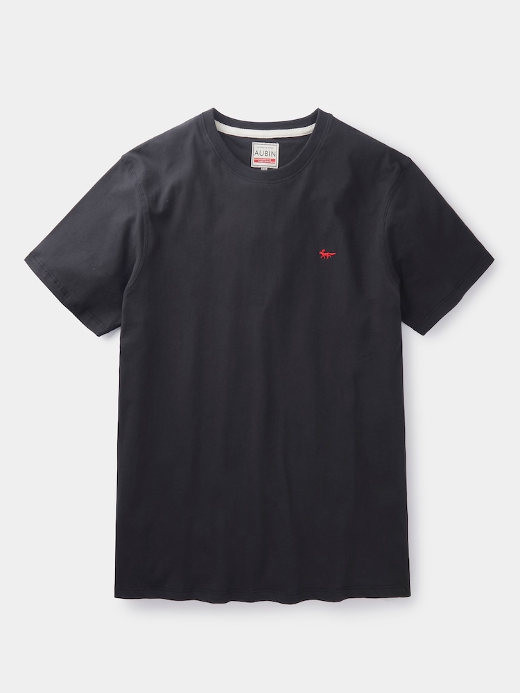 Aubin Logo Cotton T-Shirt - Image 5 of 7