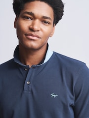 Aubin 100% Cotton Hanby Pique Polo Shirt - Image 4 of 6