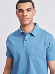 Aubin Claxby Slub Polo Shirt - Image 4 of 6