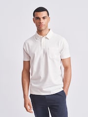 Aubin Claxby Slub Polo Shirt - Image 1 of 7