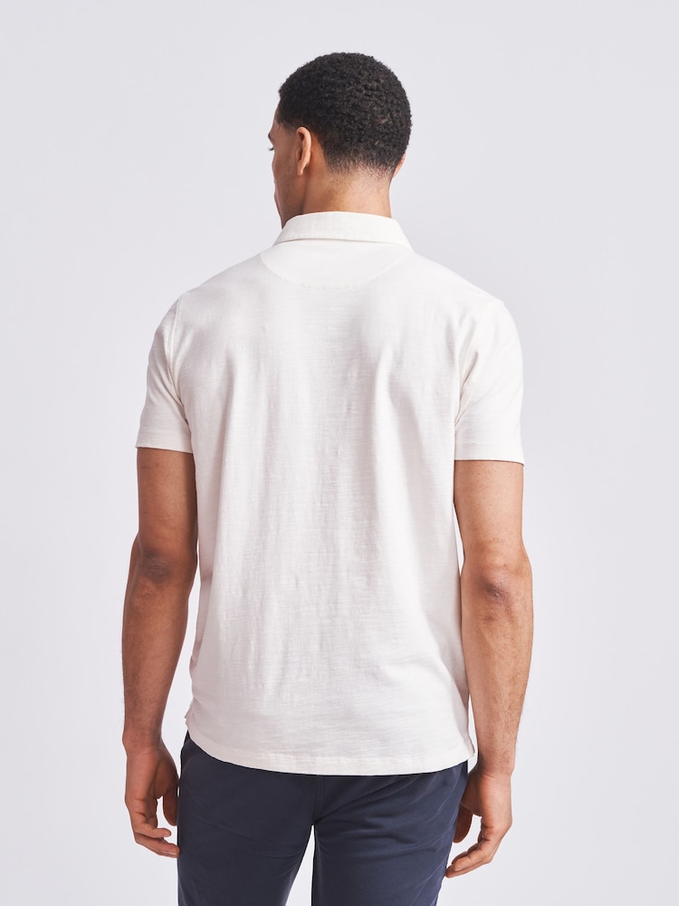 Aubin Claxby Slub Polo Shirt - Image 2 of 7