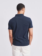 Aubin Arnold Cotton Linen Polo T-Shirt - Image 2 of 6