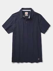 Aubin Arnold Cotton Linen Polo T-Shirt - Image 5 of 6