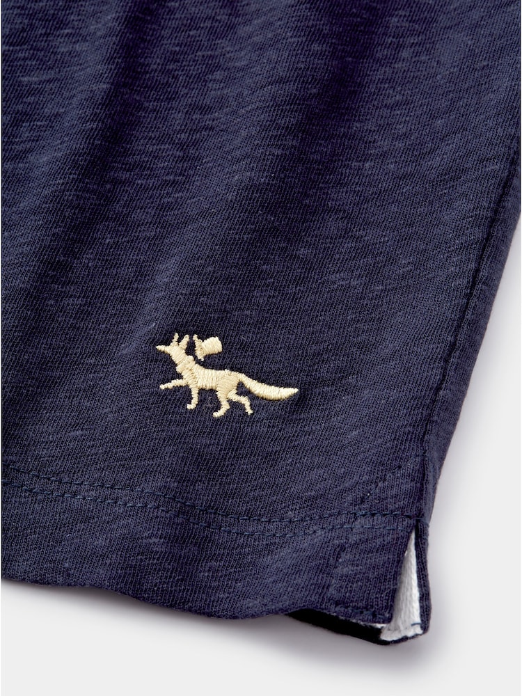 Aubin Arnold Cotton Linen Polo T-Shirt - Image 6 of 6