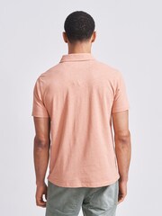 Aubin Arnold Cotton Linen Polo T-Shirt - Image 2 of 6