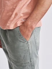 Aubin Arnold Cotton Linen Polo T-Shirt - Image 4 of 6