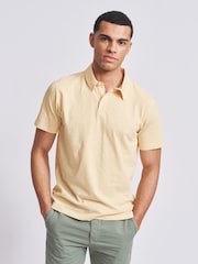 Aubin Arnold Cotton Linen Polo T-Shirt - Image 1 of 5