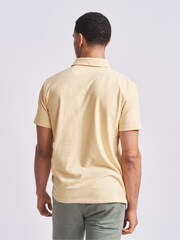 Aubin Arnold Cotton Linen Polo T-Shirt - Image 2 of 5
