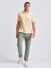 Aubin Arnold Cotton Linen Polo T-Shirt - Image 3 of 5