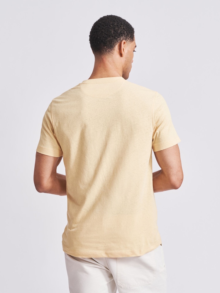 Aubin Hampton Cotton Linen T-Shirt - Image 2 of 6 Aubin Hampton Cotton Linen T-Shirt - Image 2 of 6