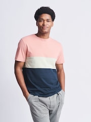 Aubin Calder Cut and Sew T-Shirt - Image 1 of 5