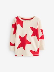 Red/Blue/Green Stars Snuggle 100% Cotton Pyjamas 3 Pack (9mths-12yrs) - Image 10 of 17