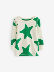 Red/Blue/Green Stars Snuggle 100% Cotton Pyjamas 3 Pack (9mths-12yrs) - Image 12 of 17