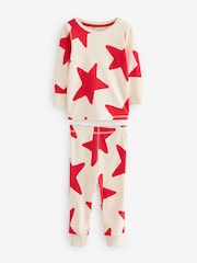 Red/Blue/Green Stars Snuggle 100% Cotton Pyjamas 3 Pack (9mths-12yrs) - Image 7 of 17