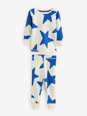 Red/Blue/Green Stars Snuggle 100% Cotton Pyjamas 3 Pack (9mths-12yrs) - Image 8 of 17