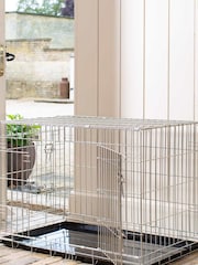 Lords and Labradors Silver Heavy Duty Deluxe Dog Crate - Image 2 of 7