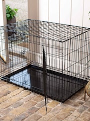 Lords and Labradors Black Heavy Duty Deluxe Dog Crate - Image 2 of 6