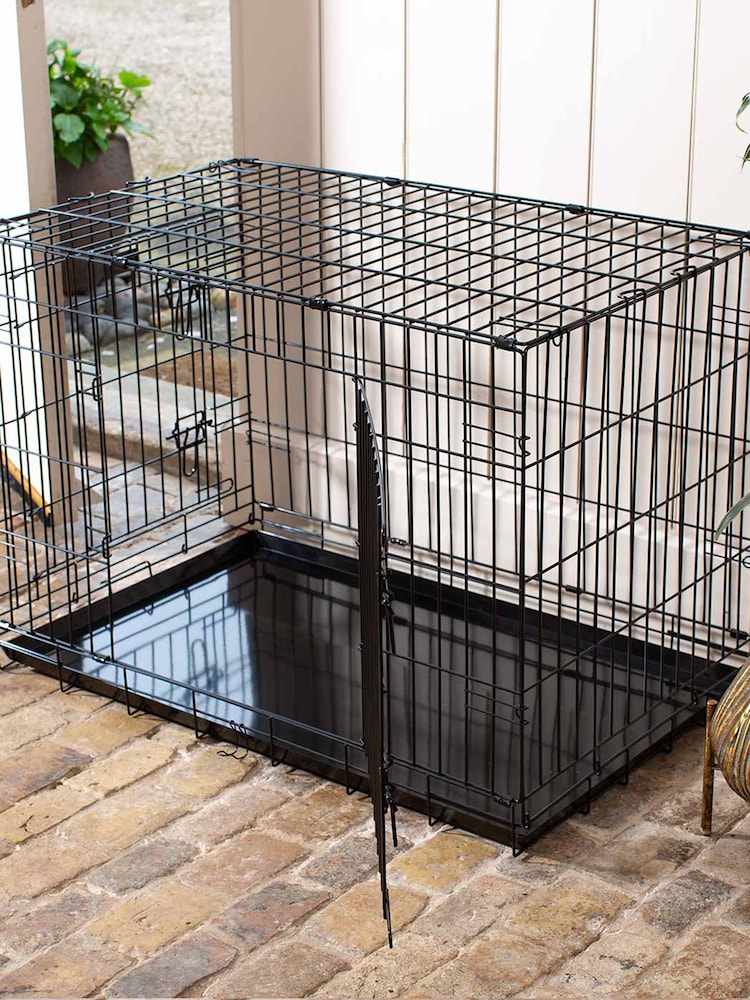 Lords and Labradors Black Heavy Duty Deluxe Dog Crate - Image 2 of 6