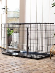 Lords and Labradors Black Heavy Duty Deluxe Dog Crate - Image 3 of 6