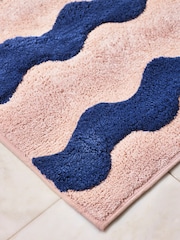 Multi Wave Stripe Bath Mat - Image 2 of 3