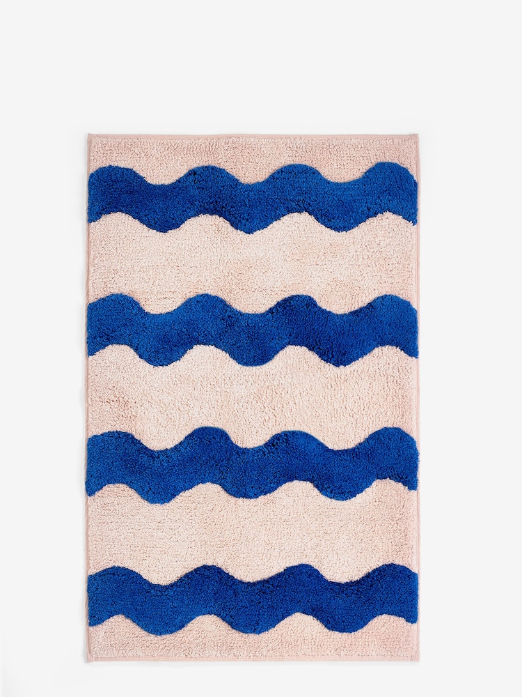 Multi Wave Stripe Bath Mat - Image 3 of 3