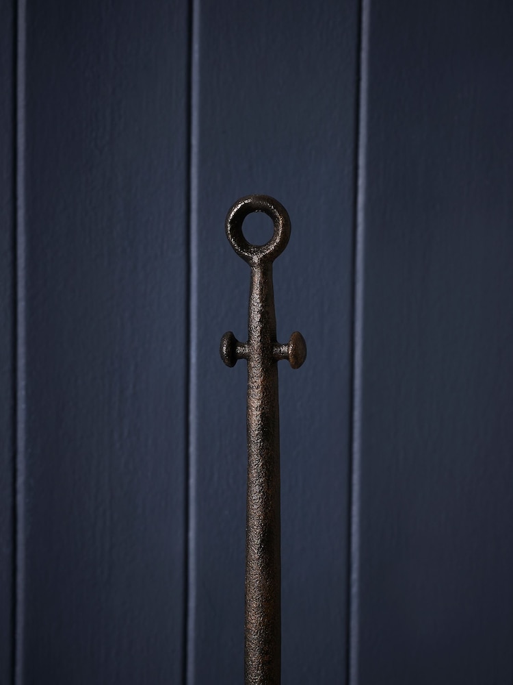 Black Sea Anchor Toilet Roll Holder - Image 2 of 5