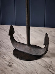 Black Sea Anchor Toilet Roll Holder - Image 3 of 5