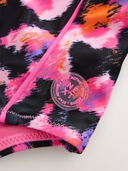 Pink Animal Sports Open Back Swimsuit (3-16yrs) - Image 3 of 4