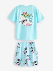 Blauer Hai - Kurzer Single-Pyjama aus 100 % Baumwolle (9M.–8J.) - Bild 6 von 8