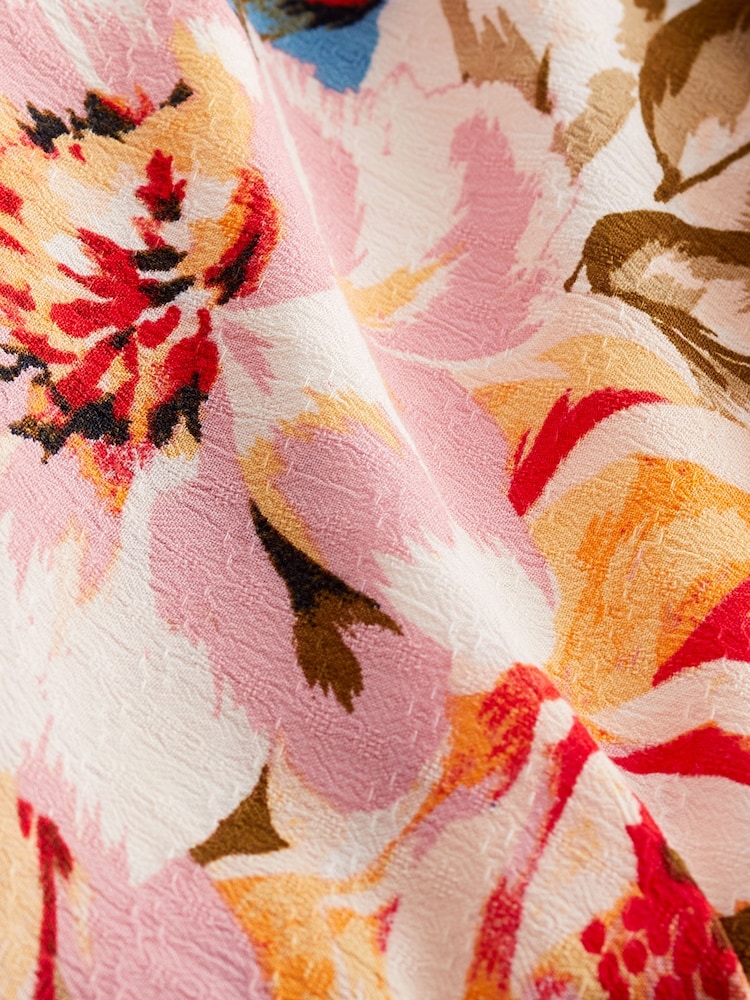 Floral Frill Midi Summer Dress - Image 6 of 6 Floral Frill Midi Summer Dress - Image 6 of 6