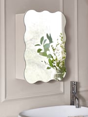 Natural Wave Mirror Cabinet - Image 1 of 8