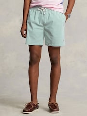 Polo Ralph Lauren Traveler Classic Seersucker Logo Swim Shorts - Image 1 of 5