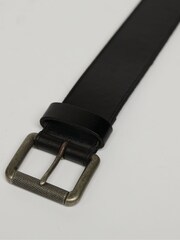 Superdry Black Chrome Vintage Branded Belt - Image 2 of 3
