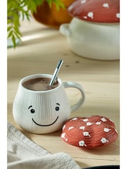 Red Toadstool Lidded Mug - Image 1 of 4