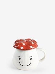 Red Toadstool Lidded Mug - Image 3 of 4