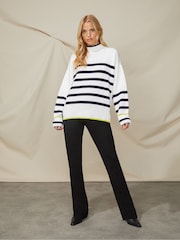 Ro&Zo Black Ponte Leggings - Image 1 of 5